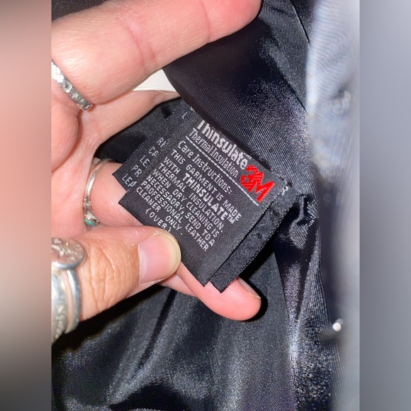 Kenneth Cole Reaction Leather Bomber Jacket - Picture 4 of 9